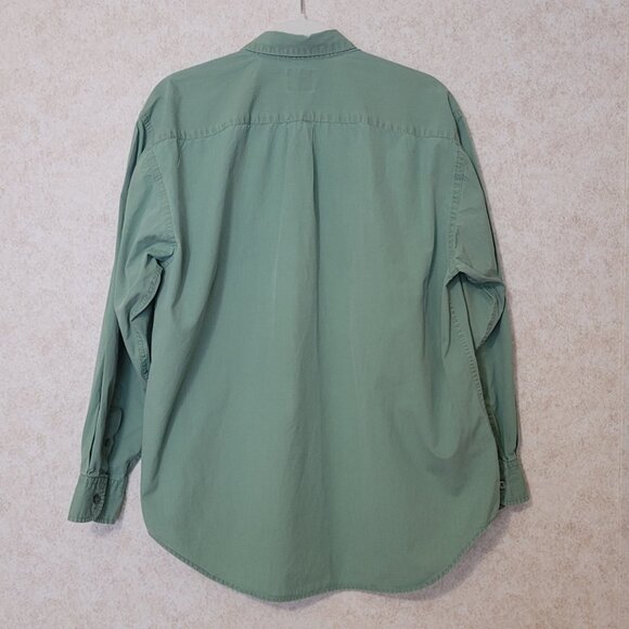 Gap Green Womens Button Long Sleeve Shirt  Size M - Picture 5 of 15